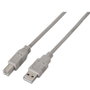 AISENS Cable USB 2.0 Impresora A/M - B/M 1,8m Beige A101-0002